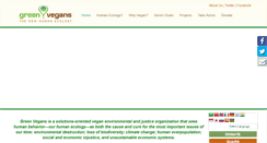 Desktop Screenshot of greenvegans.org