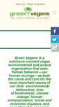 Mobile Screenshot of greenvegans.org